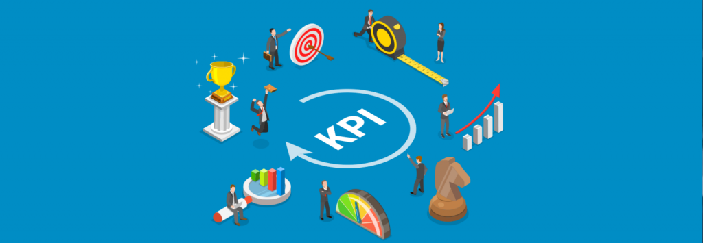 Ilustração sobre kpis e gestão por indicadores